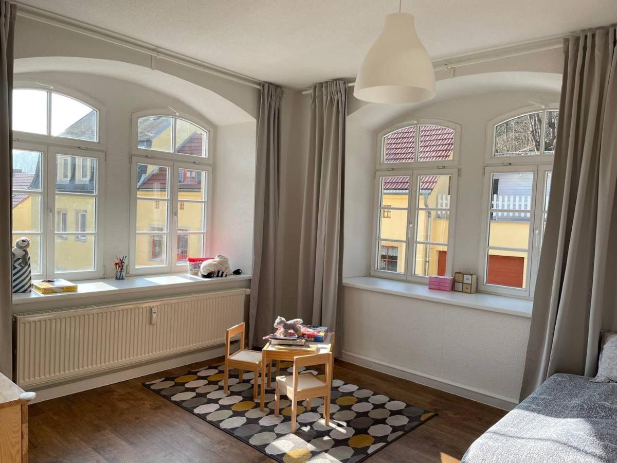 Bergblick Apartment SäChsische Schweiz ゼーブニッツ エクステリア 写真